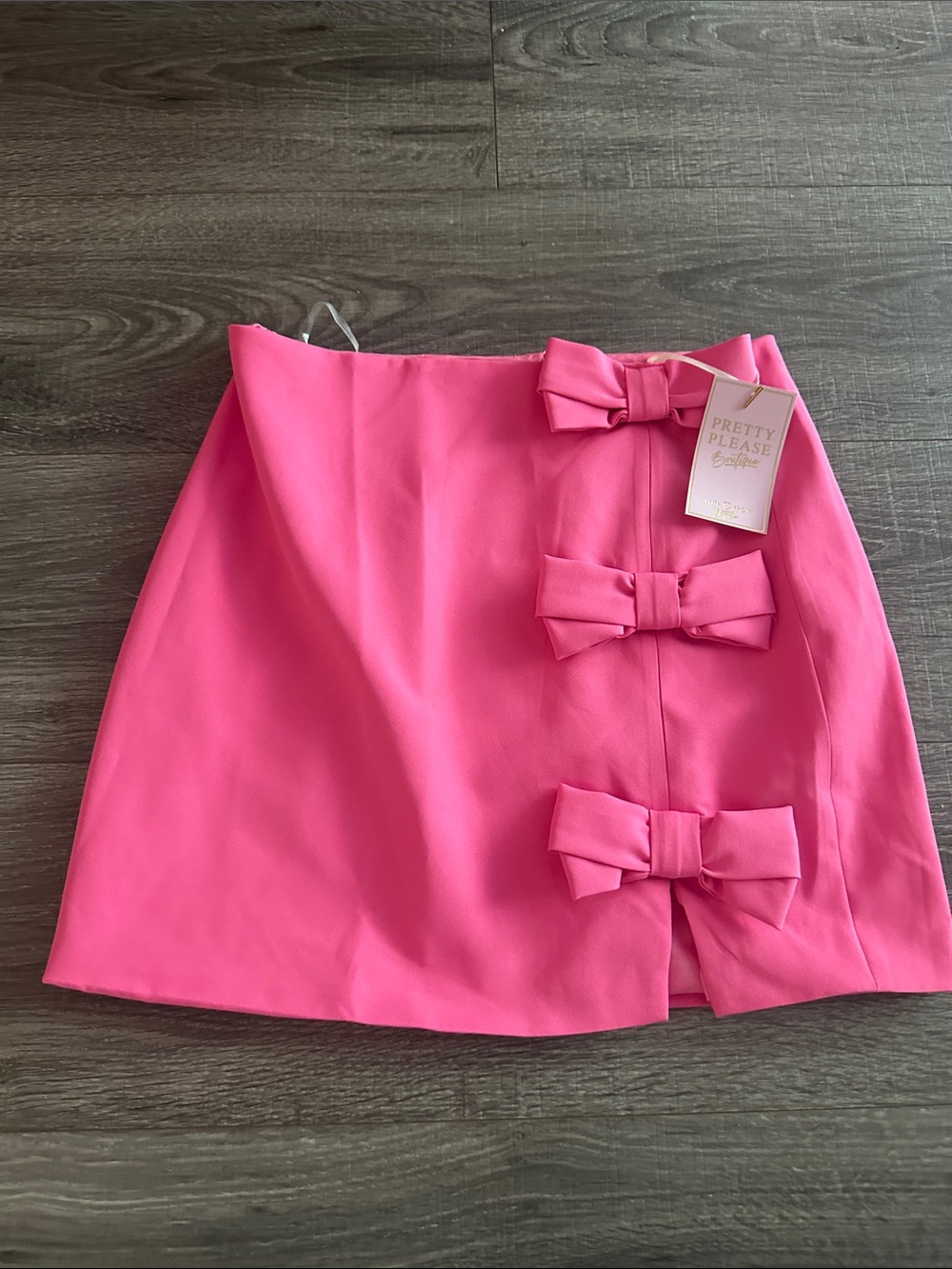 Hot Pink Bow Skirt